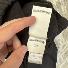 Chrome Hearts Paperjam Leather Triple Cross Patch Sweatpants 