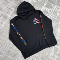 Chrome Hearts Cemetery Multi-color Cross Pullover Hoodie 