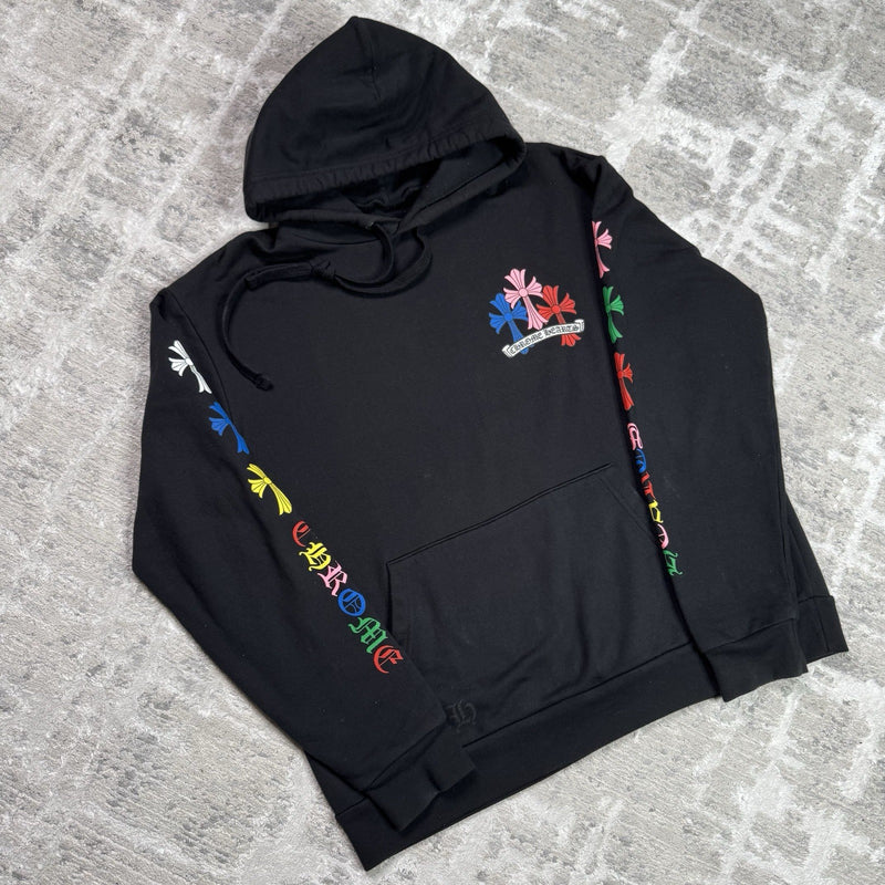 Chrome Hearts Cemetery Multi-color Cross Pullover Hoodie 