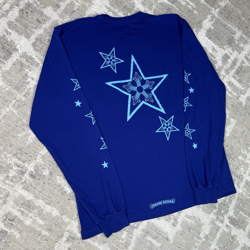 Chrome Hearts Stars Logo Long Sleeve Tee Shirt 