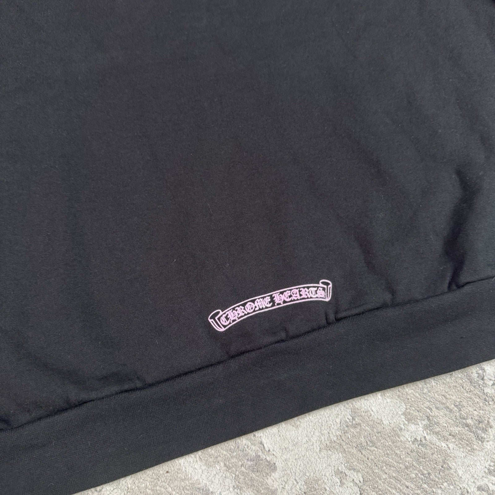 Chrome Hearts Friends And Family Pink Glitter Floral Pullover Hoodie