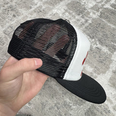 Chrome Hearts 4th Of July Leather Triple Cross Trucker Hat