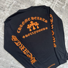 Chrome Hearts King Taco Triple Cross Long Sleeve Tee Shirt 