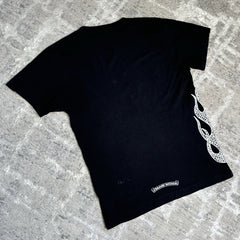 Chrome Hearts Flame Logo Short Sleeve Pocket Tee Shirt 