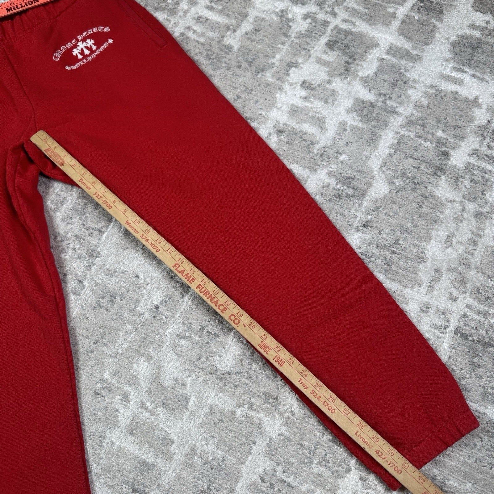 Chrome Hearts Sailin King Taco Triple Cross Embroidered Sweatpants 