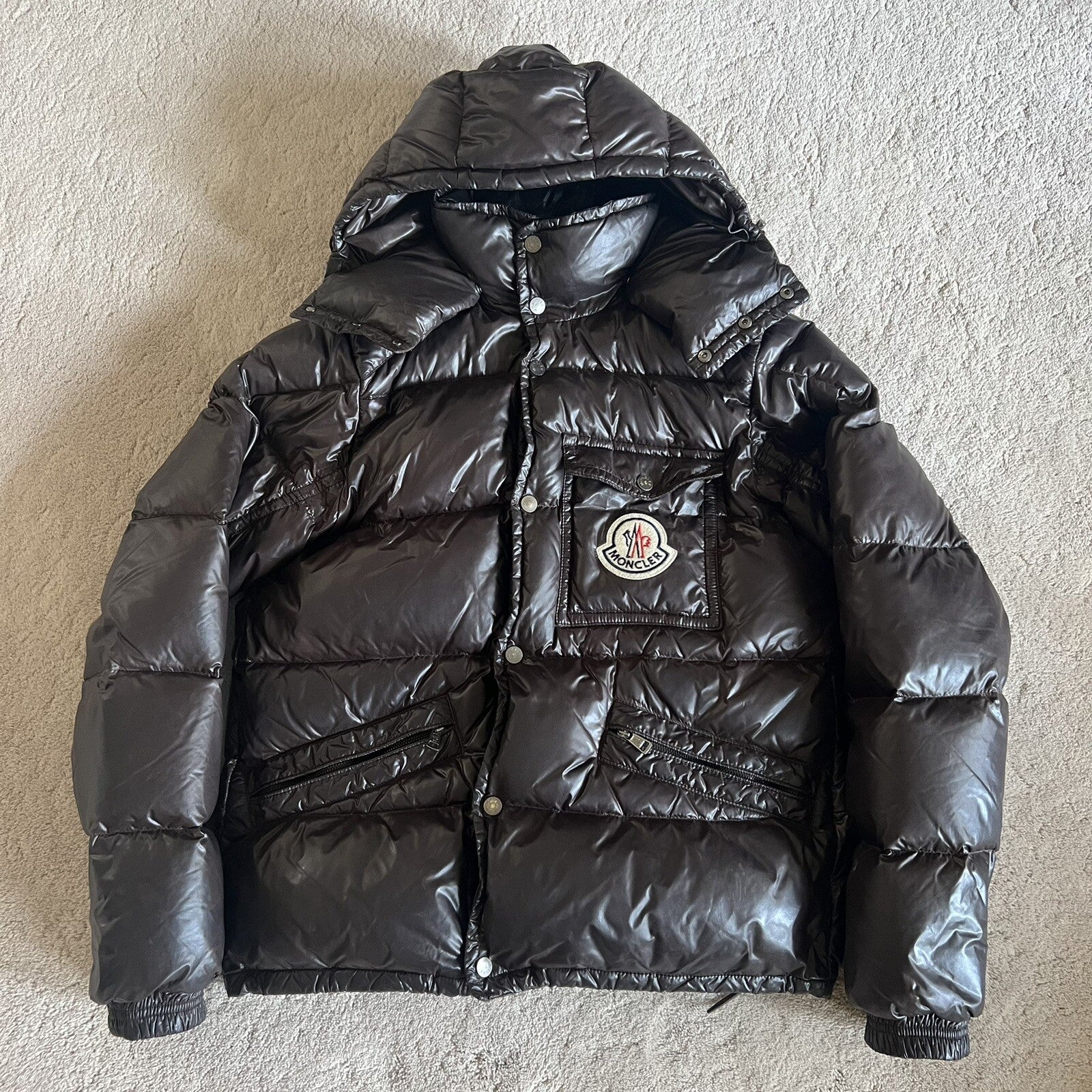 Moncler K2 Down Jacket ‘brown’ Sz- Large