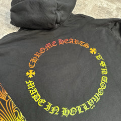 Chrome Hearts Floral Gradient Logo Pullover Hoodie 