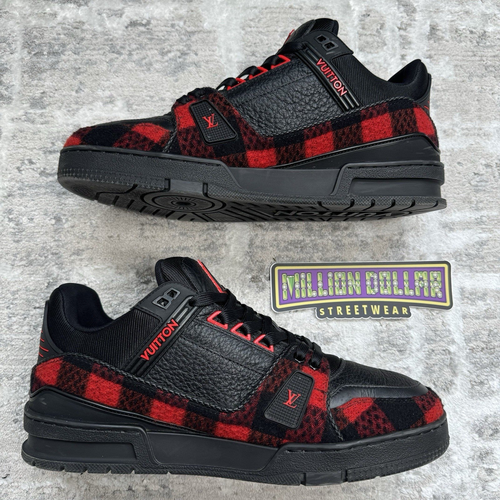 Louis Vuitton Trainer Low ‘red Plaid’ 
