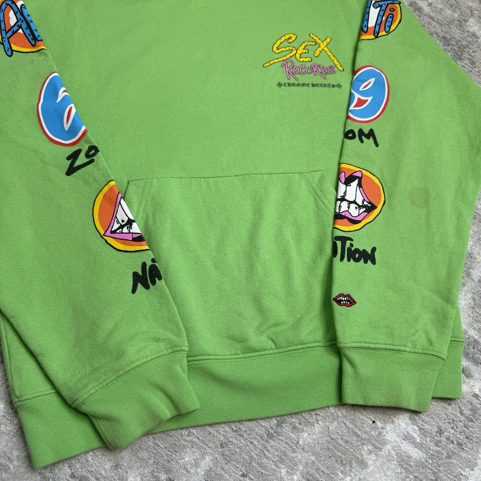 Chrome Hearts Matty Boy Sex Records Pullover Hoodie 