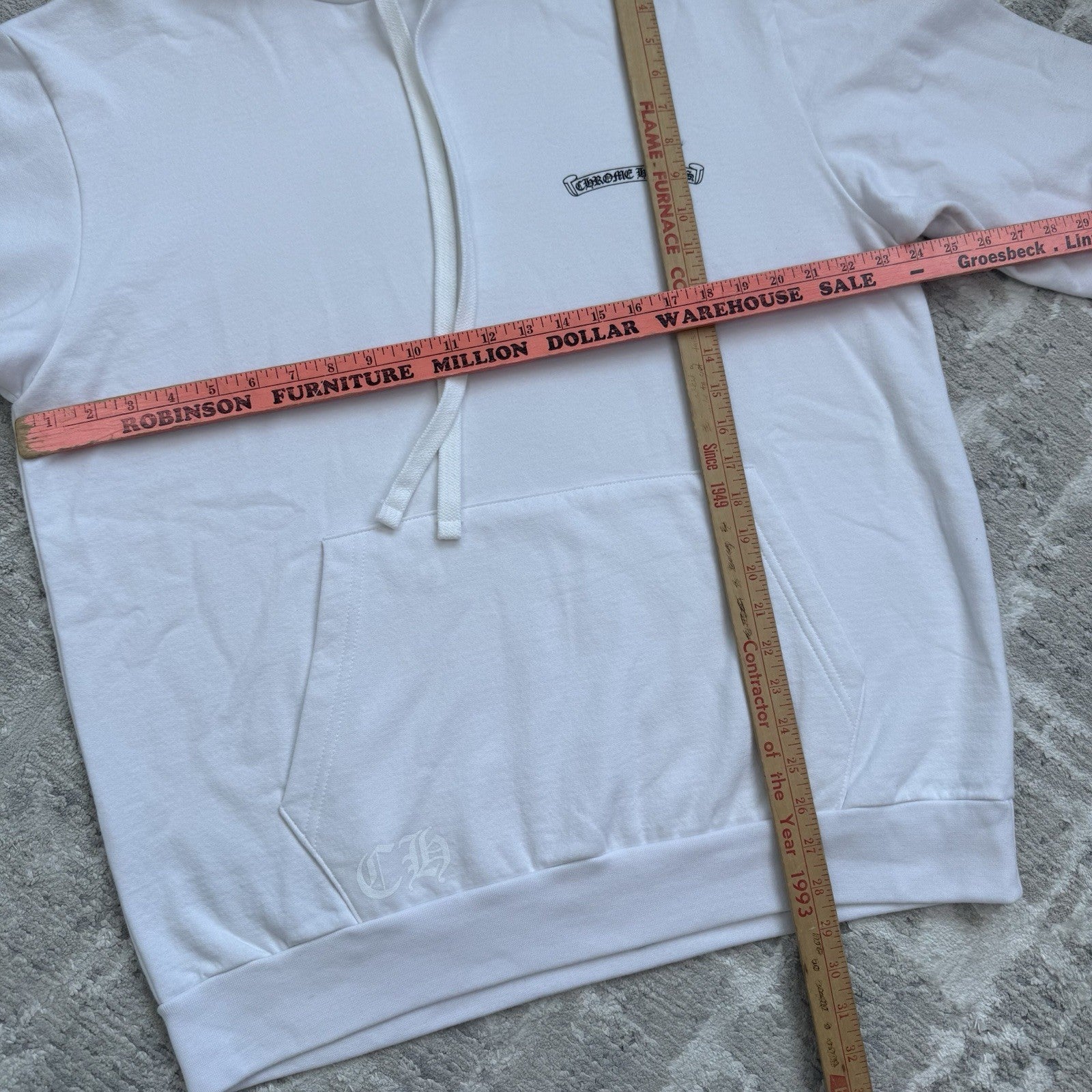 Chrome Hearts St Barth Exclusive Cross Pullover Hoodie 