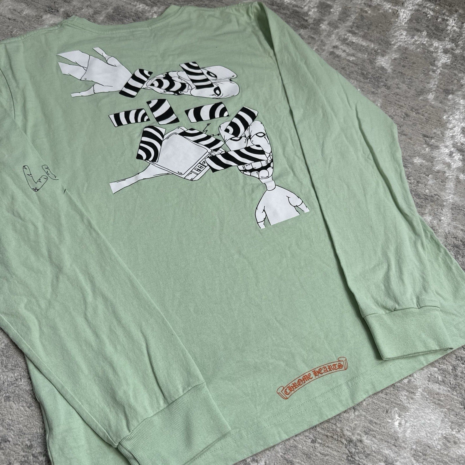 Chrome Hearts Matty Boy Lust Long Sleeve Pocket Tee Shirt 