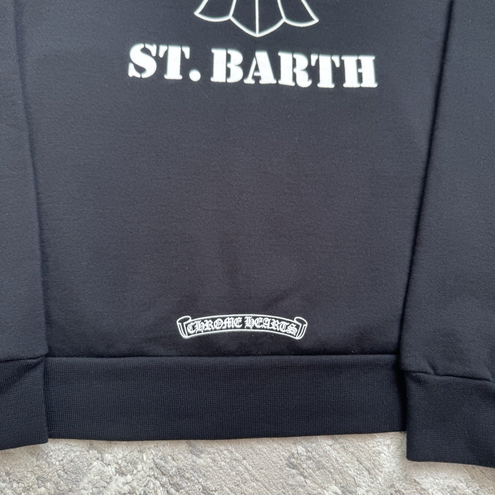 Chrome Hearts St Barths Cross Pullover Hoodie 