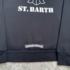 Chrome Hearts St Barths Cross Pullover Hoodie 
