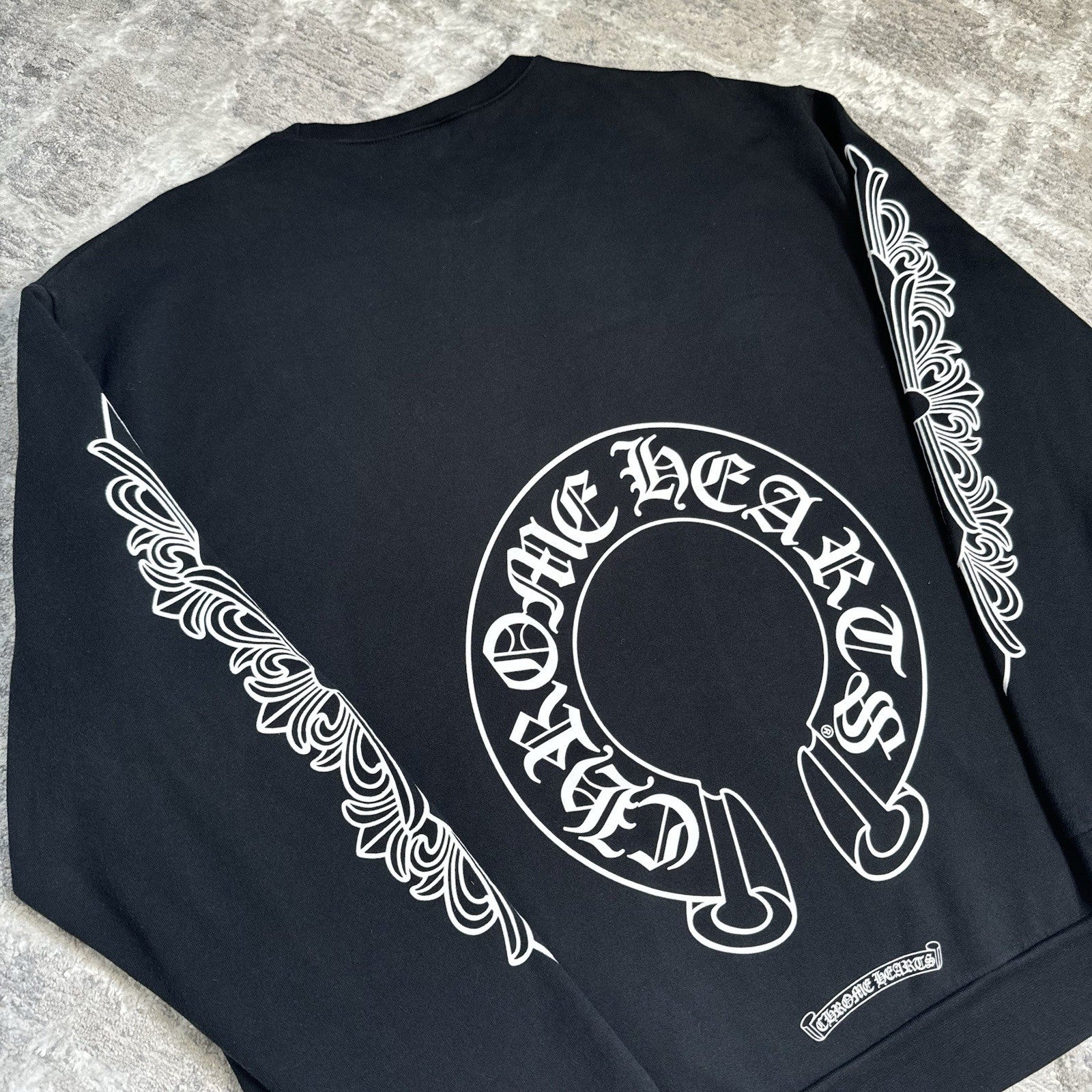 Chrome Hearts Floral Horseshoe Pullover Crewneck 