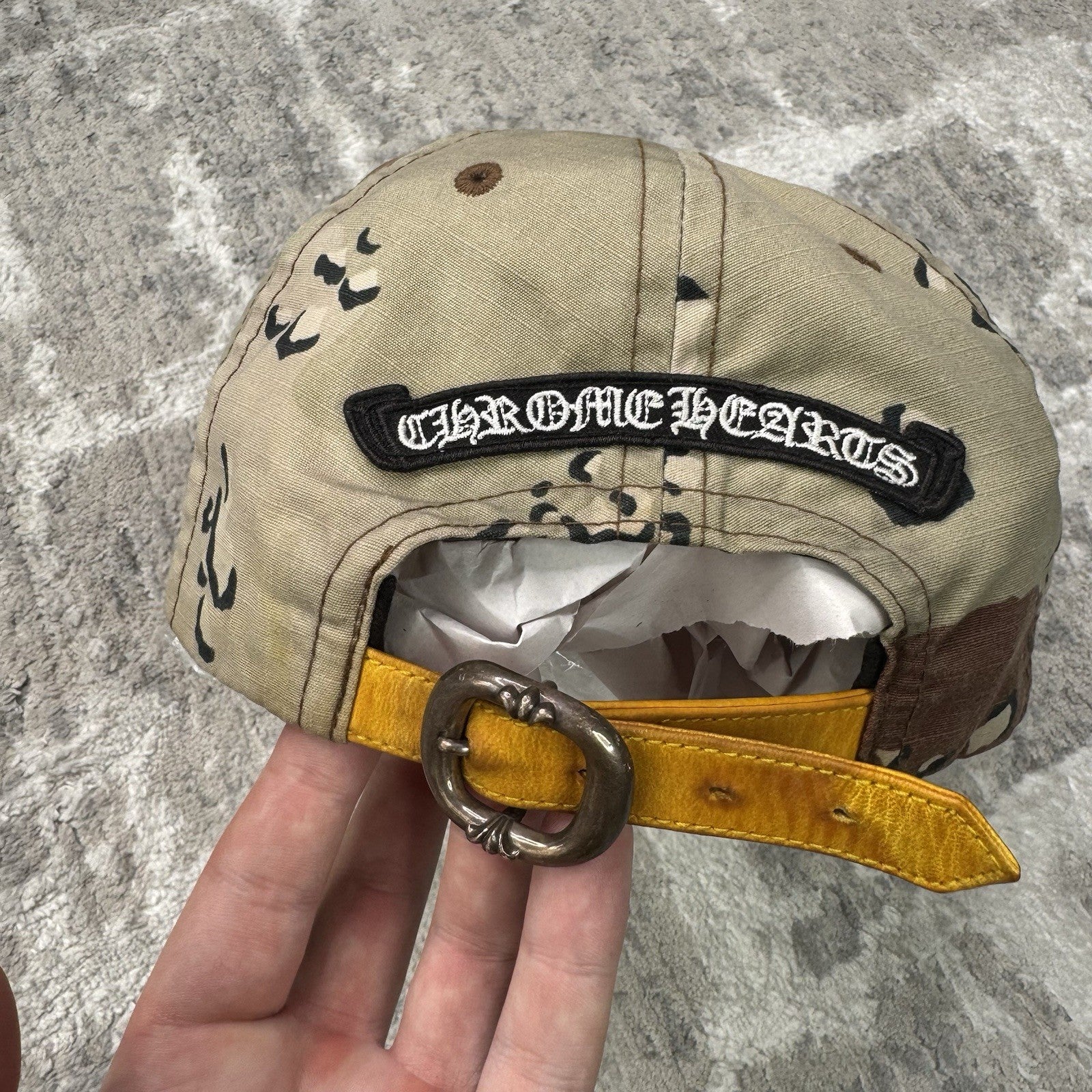 Chrome Hearts Sex Records Matty Boy Leather Patch Gunslinger Baseball Hat