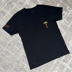 Chrome Hearts Gradient Logo T Bar Short Sleeve Tee Shirt 