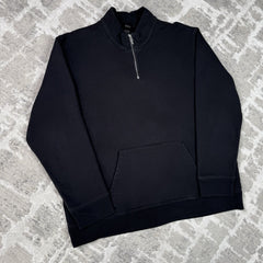 Chrome Hearts King Taco Triple Cross Embroidered Quarter Zip Up Pullover 