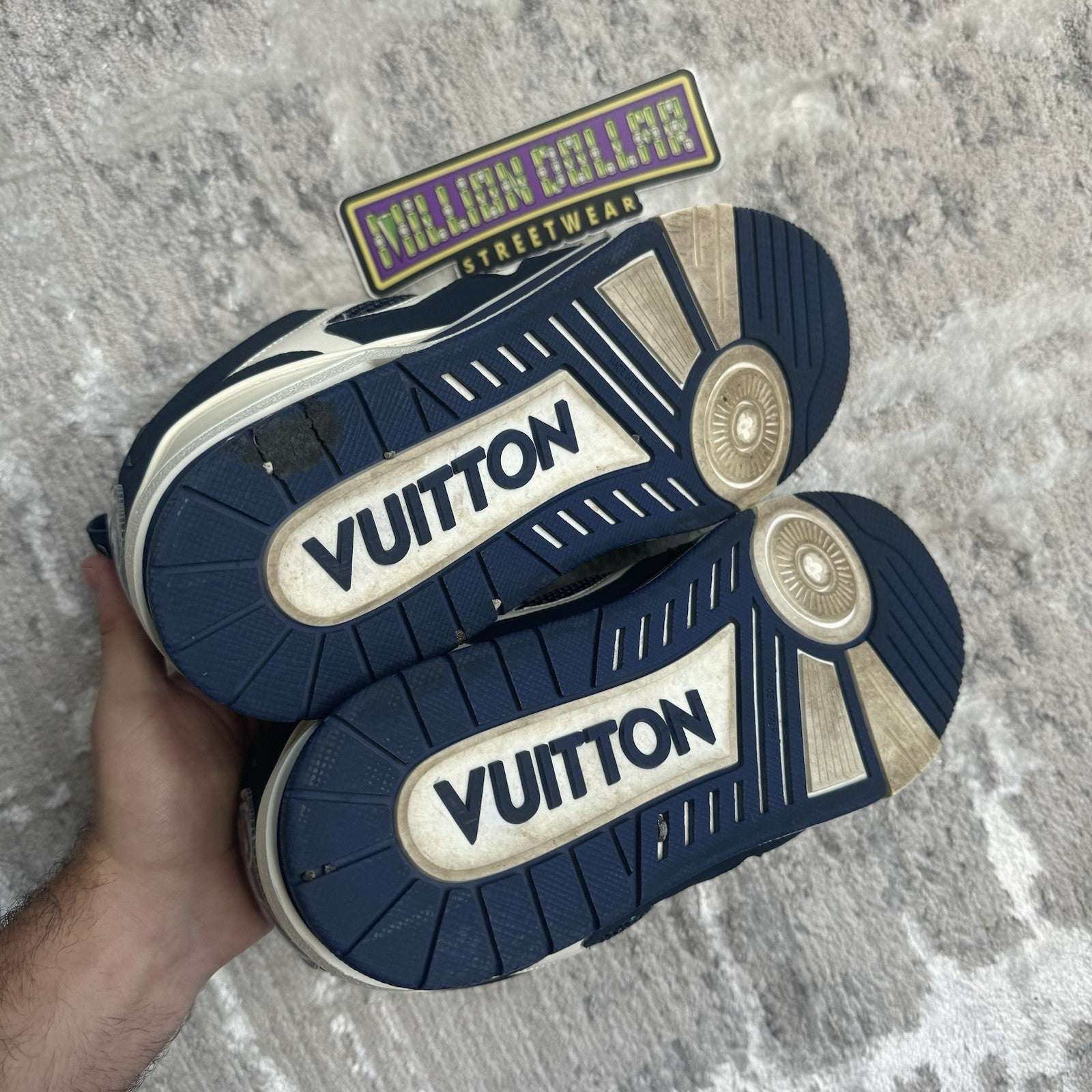 Louis Vuitton Skate Trainer Sneaker ‘marine Blue’ Sz- 8.5LV