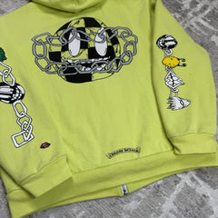 Chrome Hearts Matty Boy Link Zip Up Hoodie 