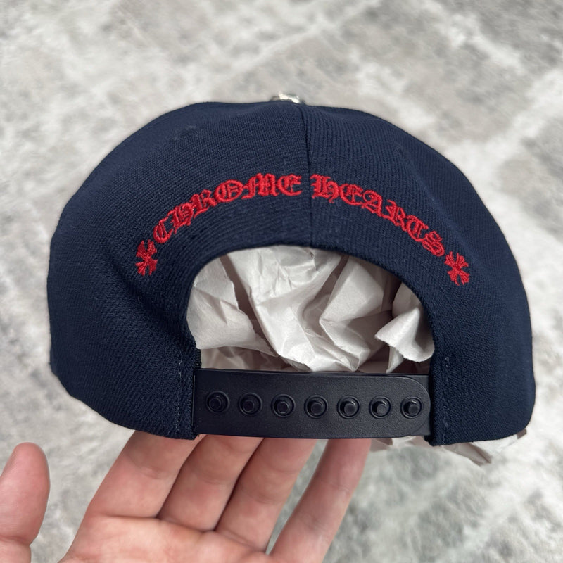 Chrome Hearts Baseball CH Hat ‘navy Red’ 