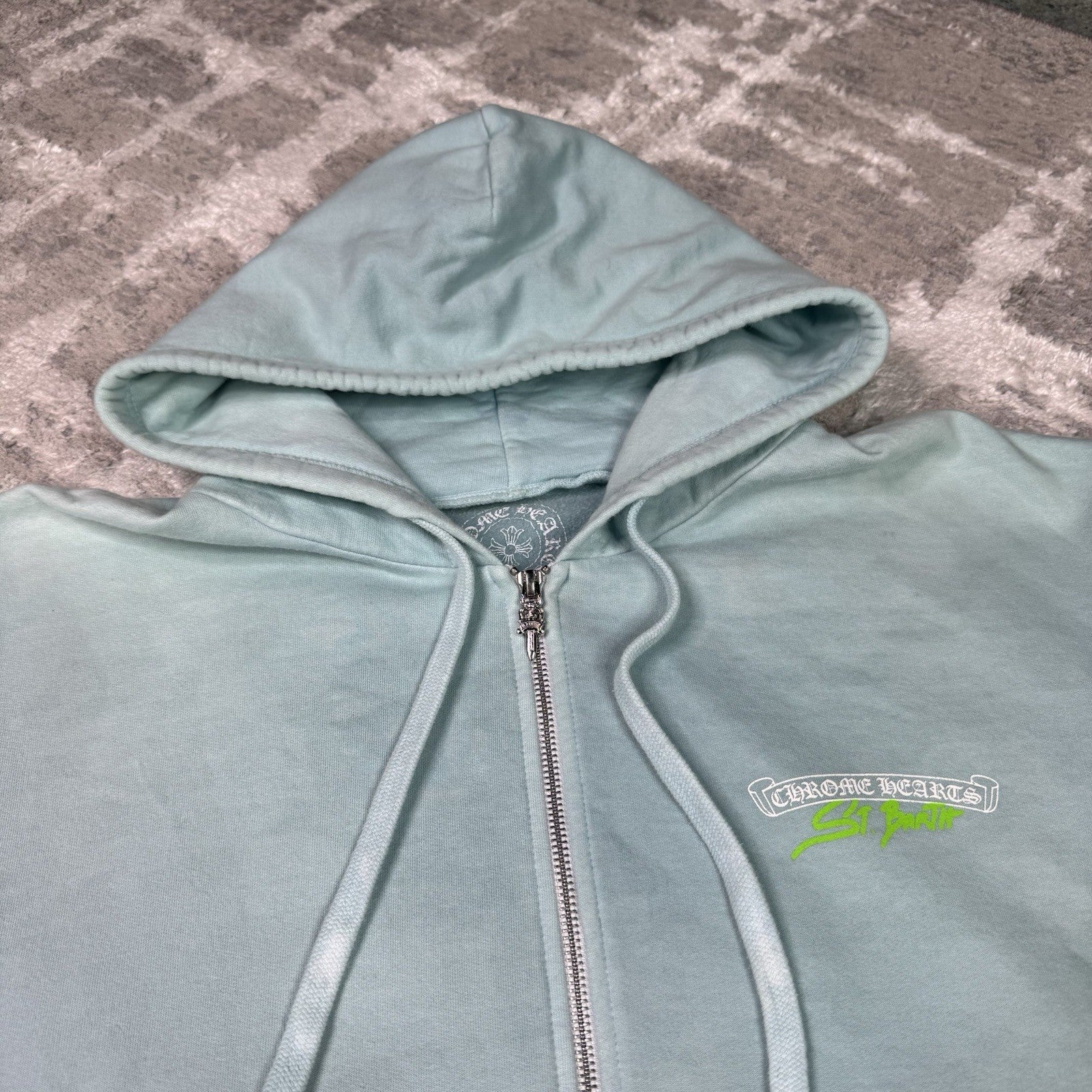 Chrome Hearts St Barths Friends And Family Horseshoe Zip Up Hoodie