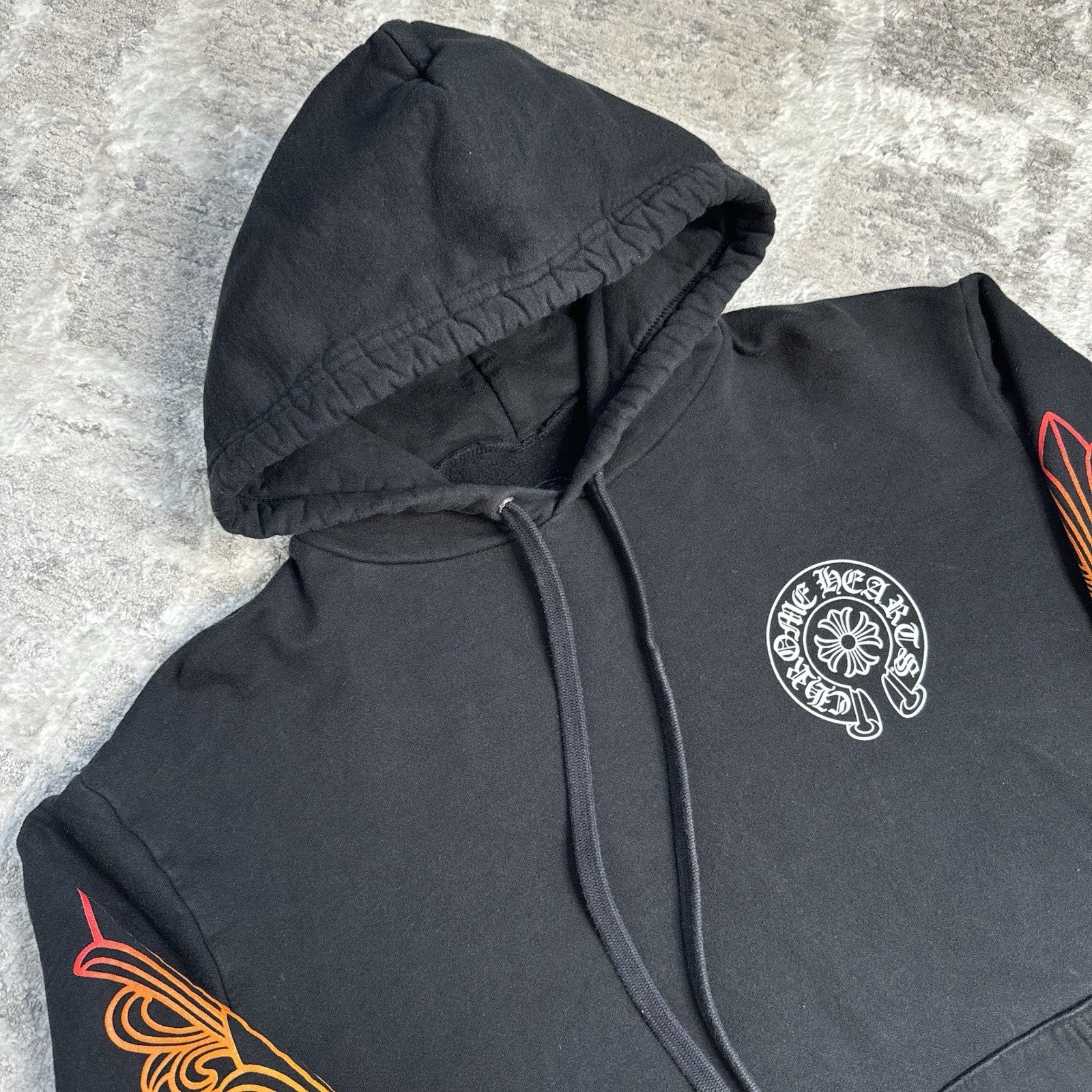 Chrome Hearts Floral Gradient Logo Pullover Hoodie 