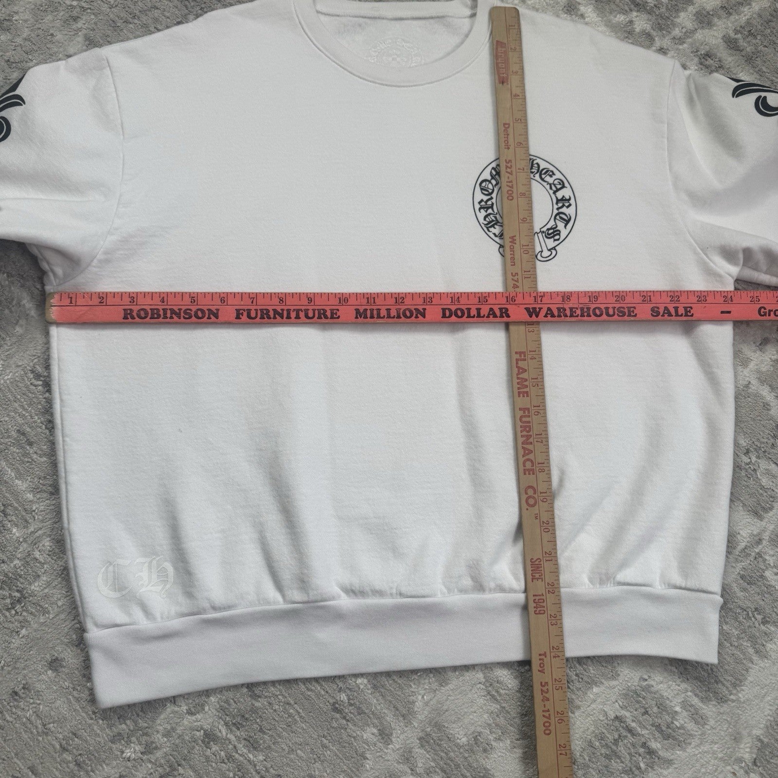 Chrome Hearts Horseshoe Floral Pullover Crewneck 