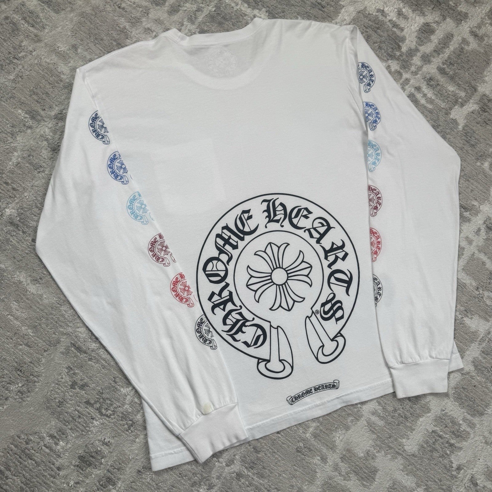 Chrome Hearts Horseshoe Multi-color Long Sleeve Tee Shirt 