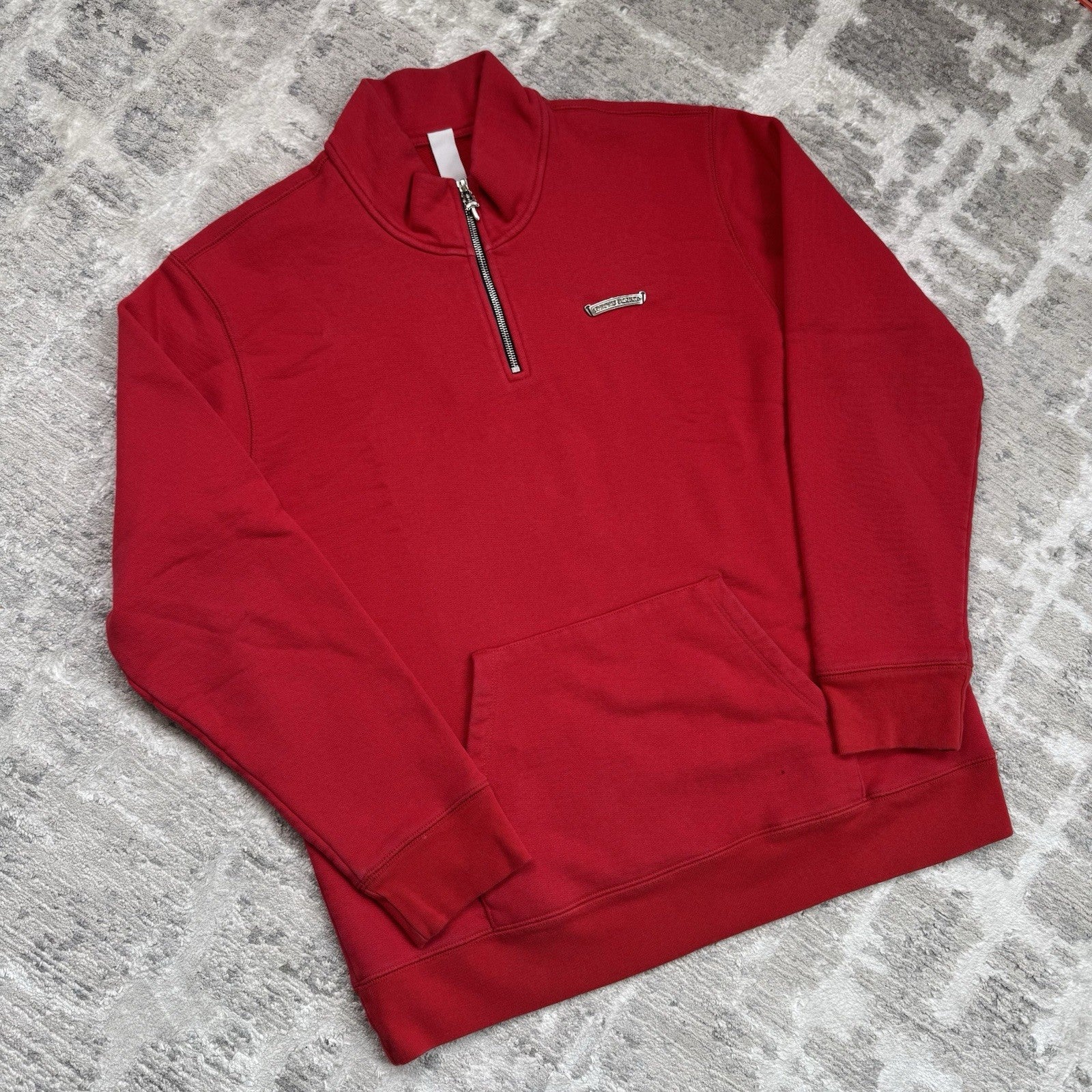 Chrome Hearts King Taco Triple Cross Embroidered Quarter Zip 