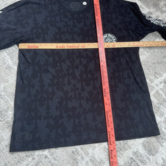 Chrome Hearts Cemetery Cross Monogram Print Long Sleeve Tee Shirt 