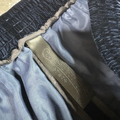 Chrome Hearts Velour Leather Track Pants 