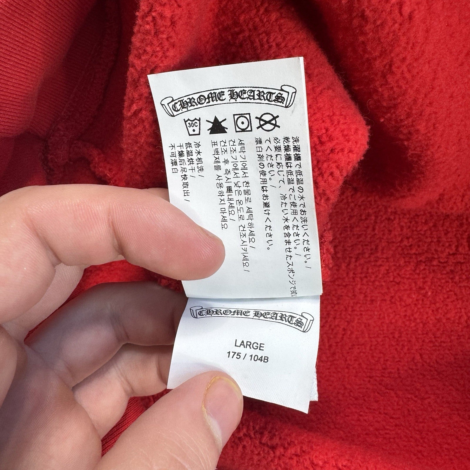 Chrome Hearts King Taco Triple Cross Embroidered Pullover Hoodie 