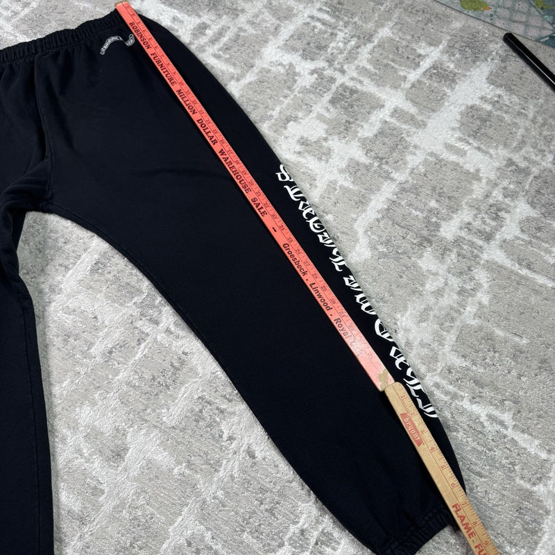 Chrome Hearts Letters Scroll Logo Sweatpants 
