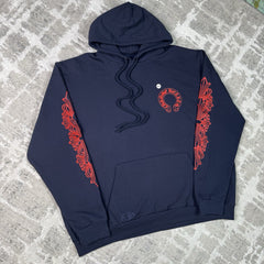 Chrome Hearts Floral Horseshoe Pullover Hoodie 
