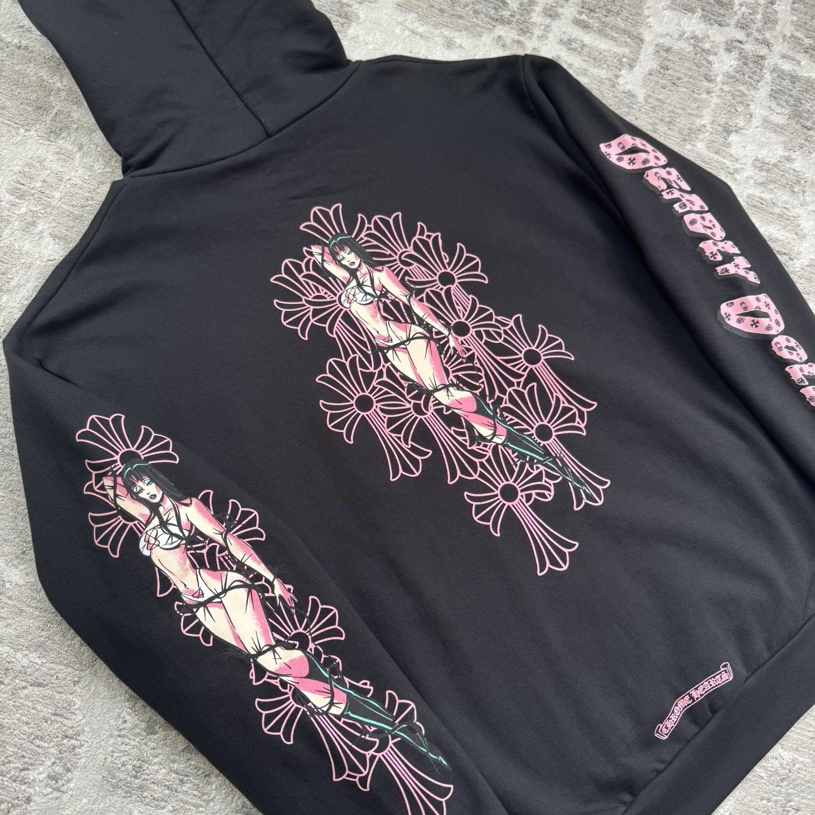 Chrome Hearts Deadly Doll Zip Up Hoodie 