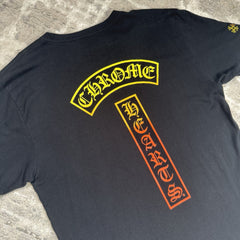 Chrome Hearts Gradient Logo T Bar Short Sleeve Tee Shirt 