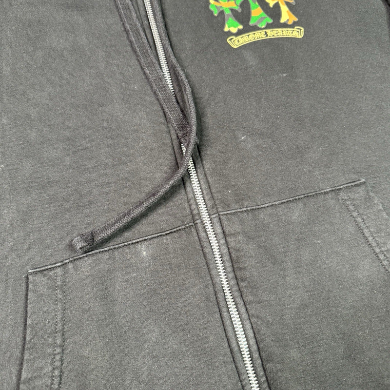 Chrome Hearts Camo Horseshoe Zip Up Hoodie 