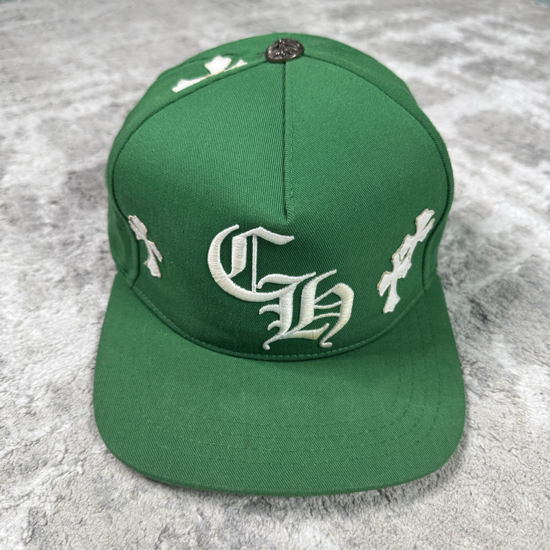 Chrome Hearts Cross Leather Patch Baseball CH Hat