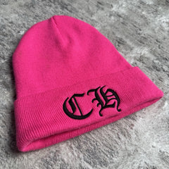 Chrome Hearts CH Embroidered Logo Beanie Hat