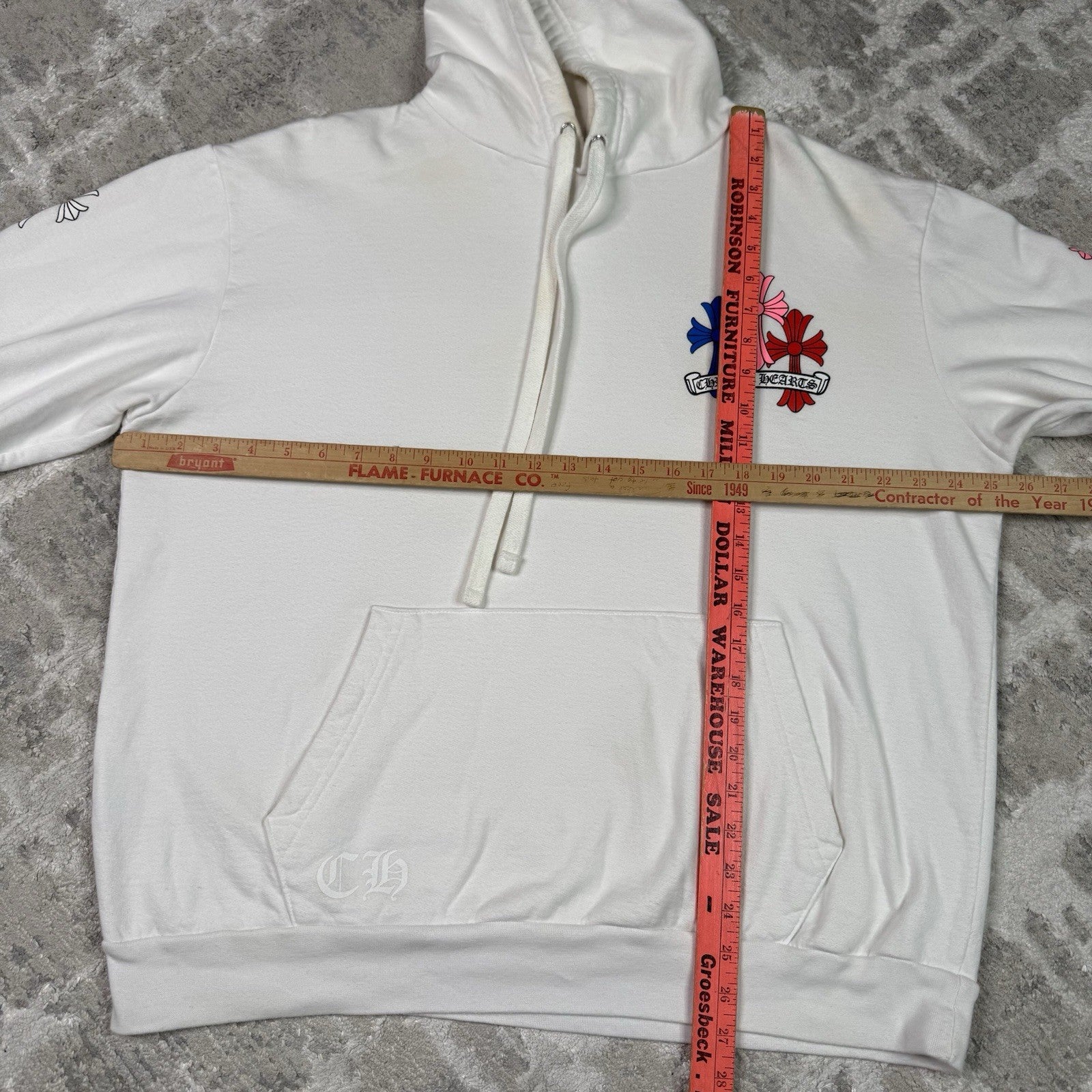 Chrome hearts Cemetery Multi-color Cross Pullover Hoodie 