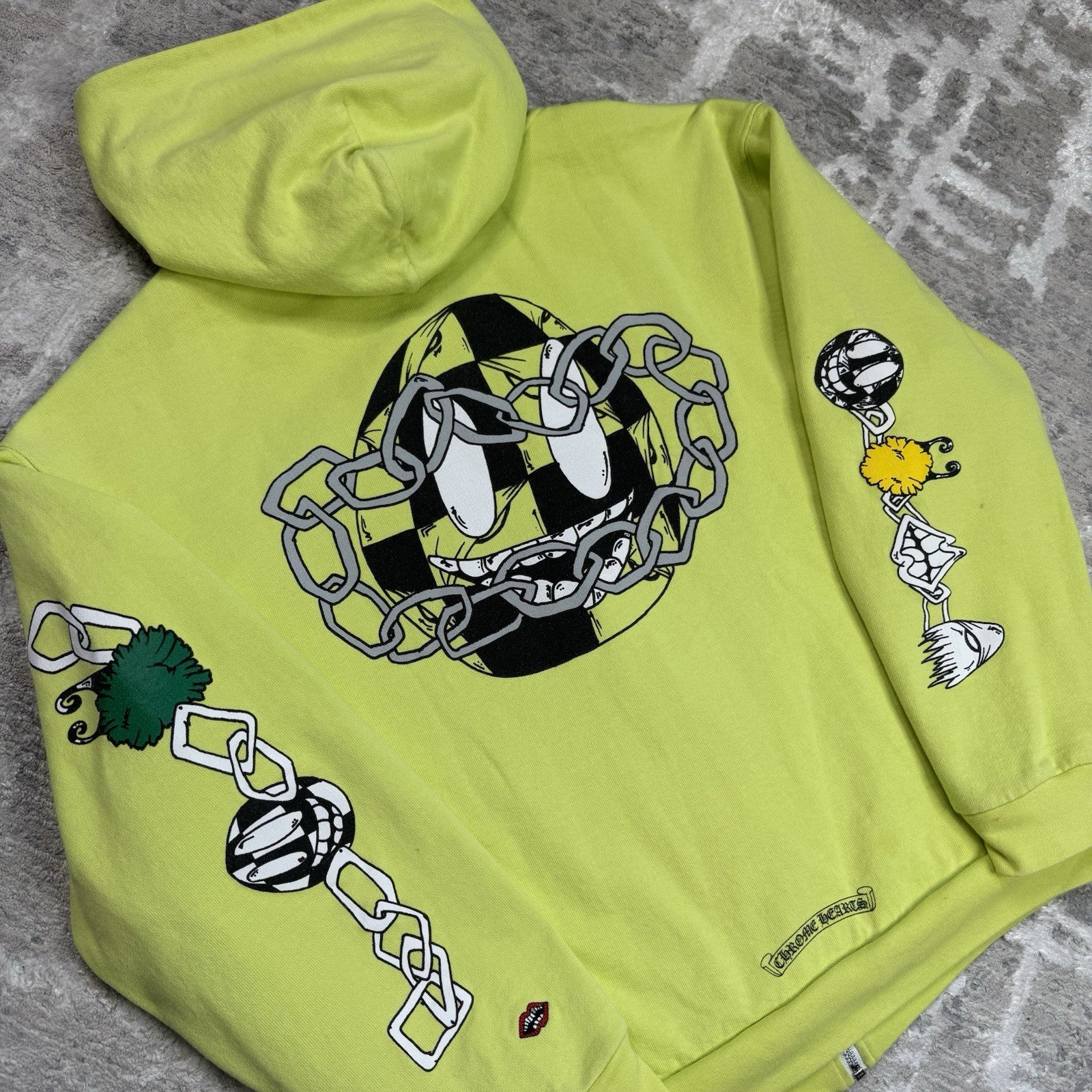 Chrome Hearts Matty Boy Link Zip Up Hoodie 