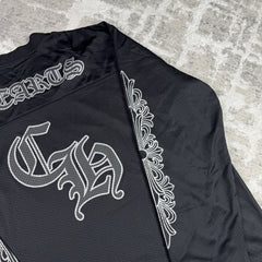 Chrome Hearts Mesh Stadium Floral Long Sleeve Jersey 