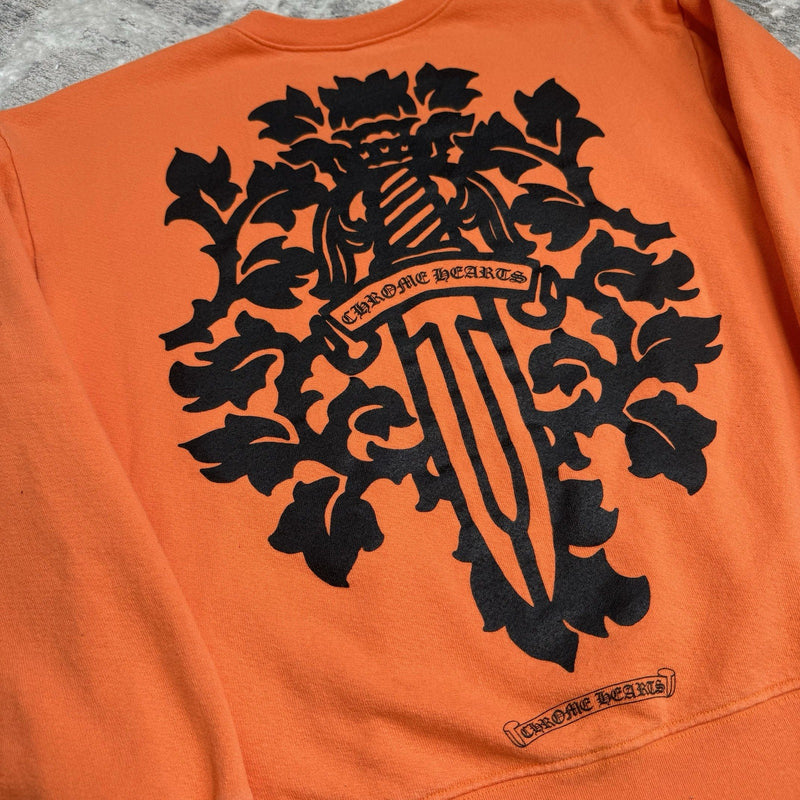 Chrome Hearts Dagger Back Logo Pullover Crewneck 