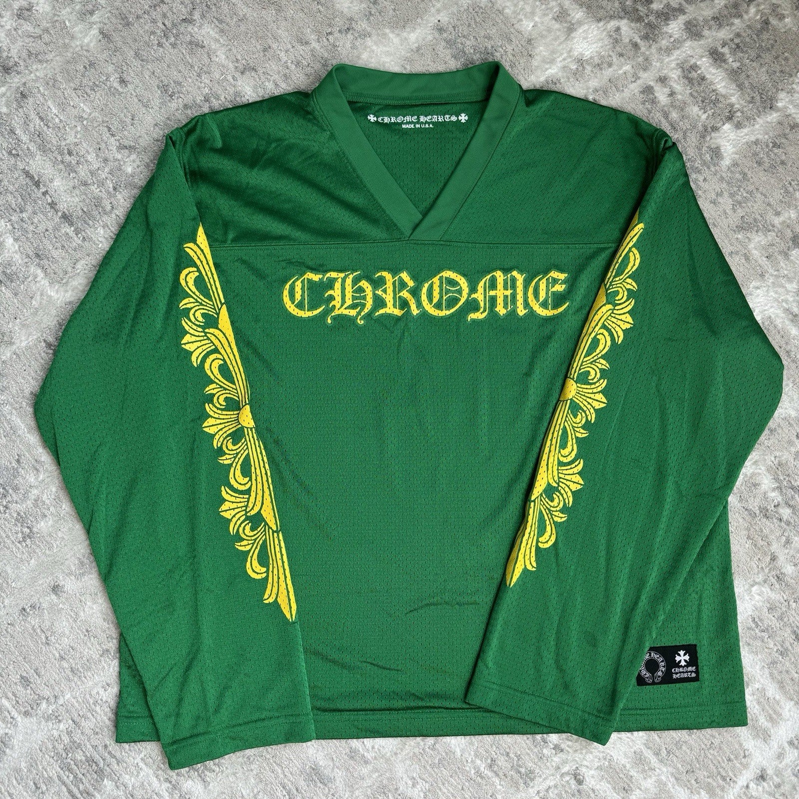 Chrome Hearts Mesh CH Long Sleeve Jersey 
