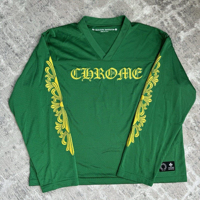 Chrome Hearts Mesh CH Long Sleeve Jersey 