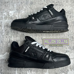 Louis Vuitton Trainer Low ‘embossed Monogram’ Sz- 10LV