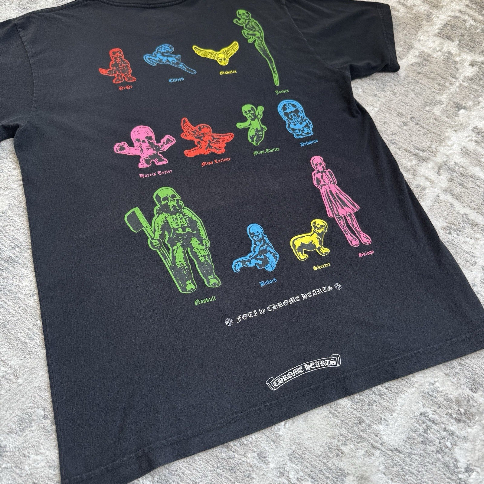 Chrome Hearts Foti Multi Logo Short Sleeve Tee Shirt 