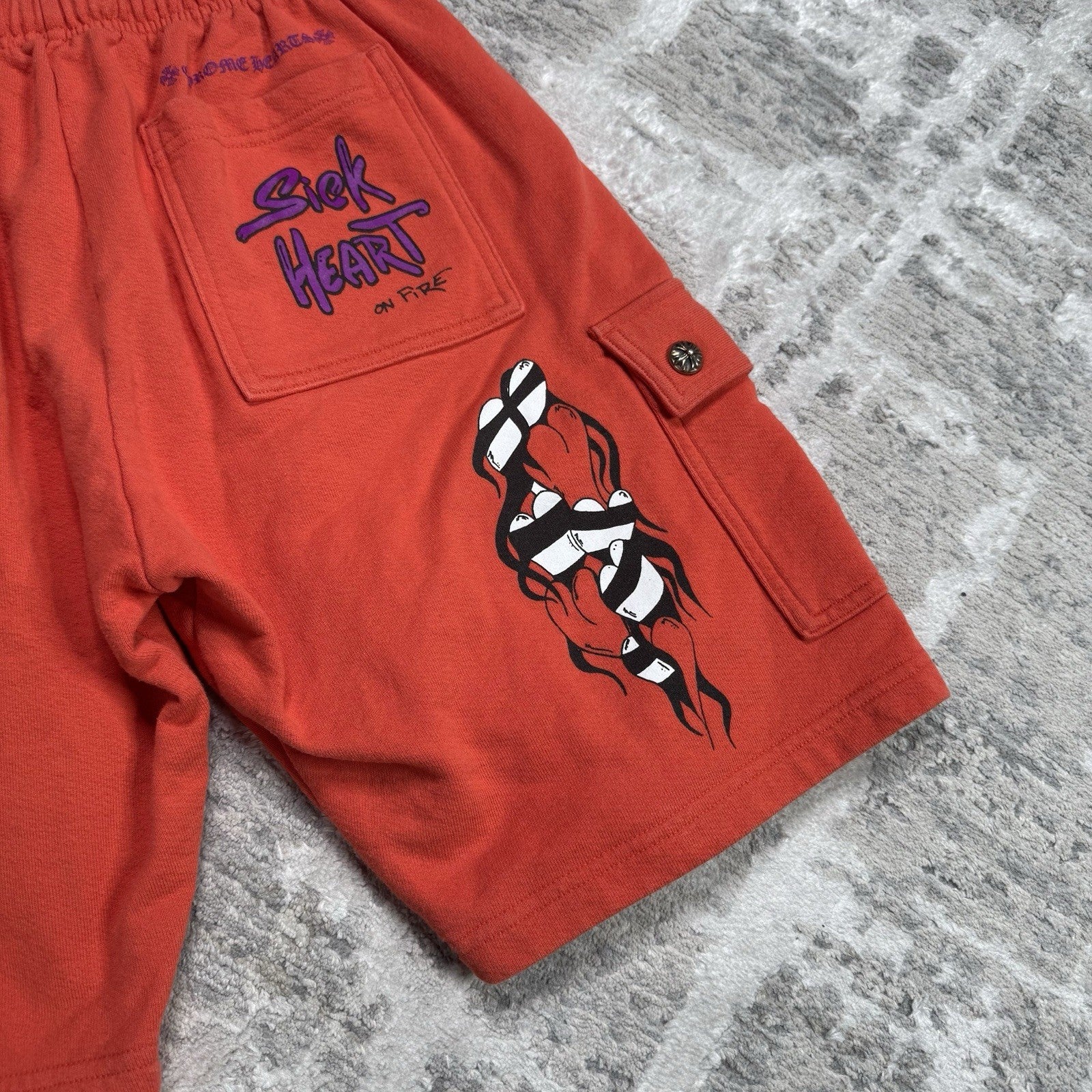 Chrome Hearts Matty Boy Sadistic Lipstick Sweatshorts 