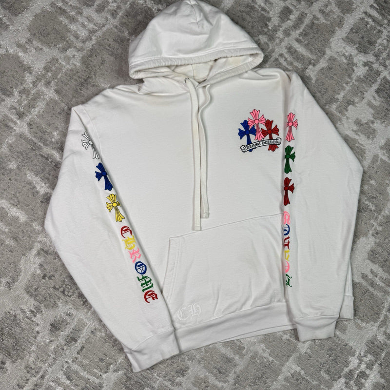 Chrome hearts Cemetery Multi-color Cross Pullover Hoodie 