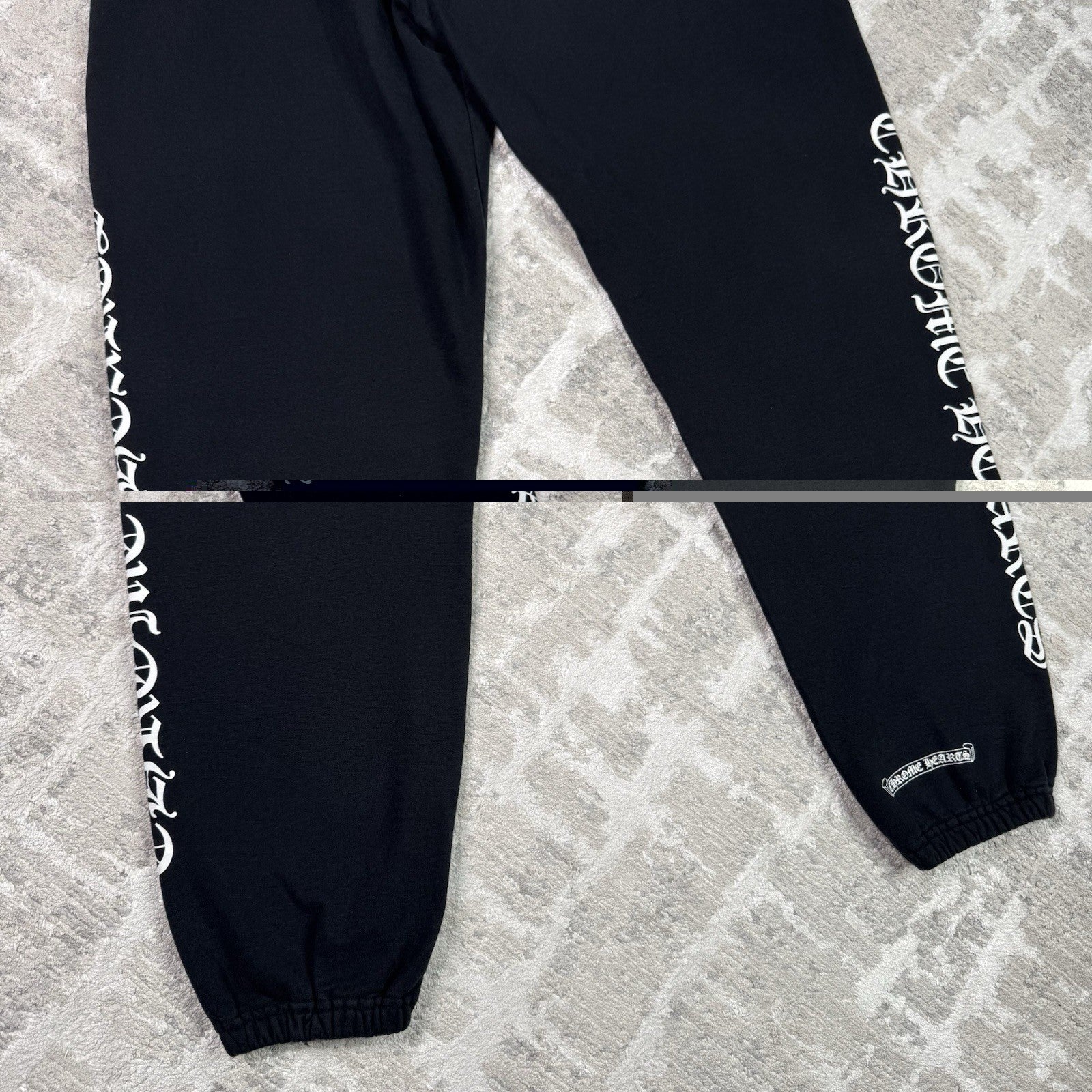 Chrome Hearts Letters Scroll Logo Sweatpants 